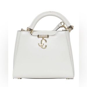 Jimmy Choo Varenne mini bag in white leather